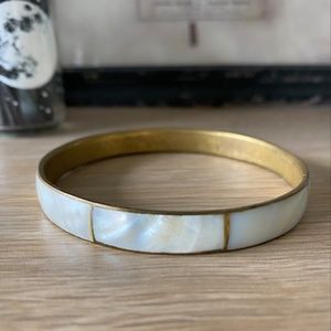 Vintage Pearly Bangle Bracelet